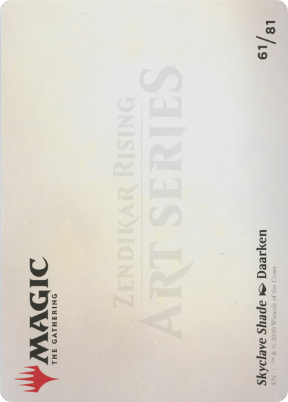 Skyclave Shade // Skyclave Shade (AZNR-061) (Borderless) [Zendikar Rising Art Series]