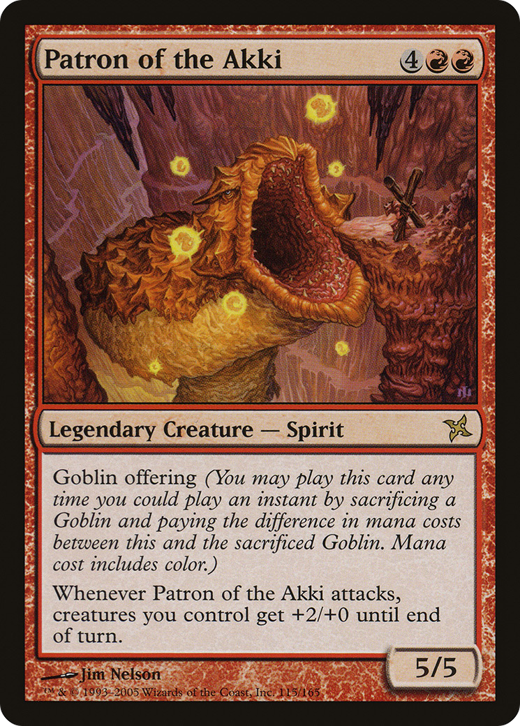 Patron of the Akki (BOK-115) [Betrayers of Kamigawa] Foil
