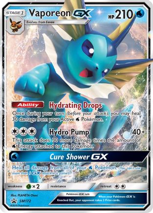 Vaporeon GX (SM172/248) [SM Promos] Holofoil - Promo