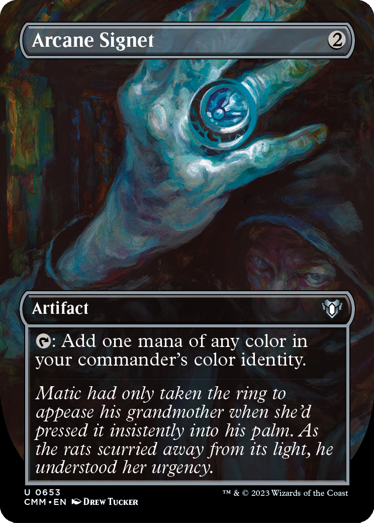 Arcane Signet (Borderless) (CMM-653) [Commander Masters]