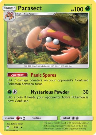 Parasect (7/181) [SM  Team Up] - Rare