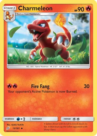 Charmeleon (013/181) [SM  Team Up] Reverse Holofoil - Uncommon
