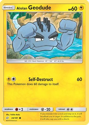 Alolan Geodude (034/181) [SM  Team Up] - Common