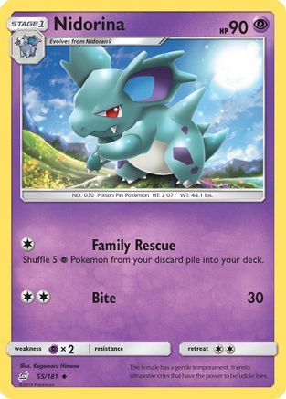 Nidorina (55/181) [SM  Team Up] - Uncommon