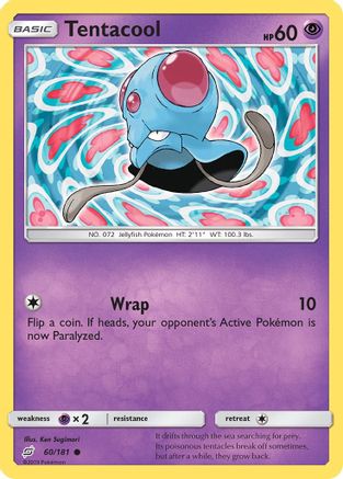Tentacool (060/181) [SM  Team Up] - Common
