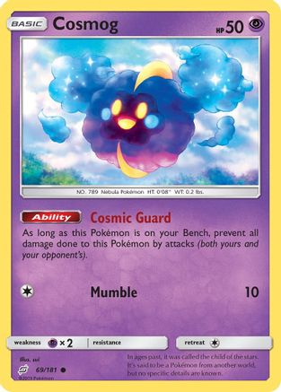 Cosmog (069/181) [SM  Team Up] Reverse Holofoil - Common