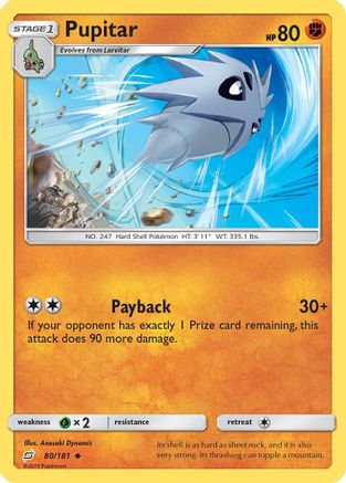 Pupitar (80/181) [SM  Team Up] - Uncommon