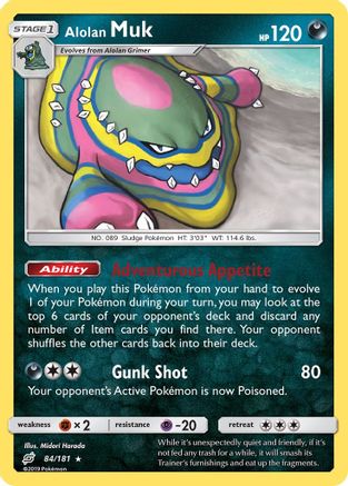 Alolan Muk (084/181) [SM  Team Up] - Rare