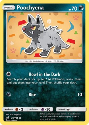 Poochyena (086/181) [SM  Team Up] Reverse Holofoil - Common
