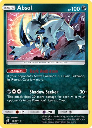 Absol (088/181) [SM  Team Up] Holofoil - Holo Rare
