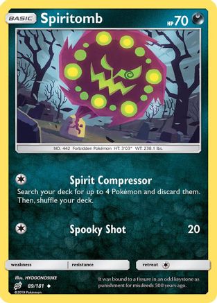Spiritomb (89/181) [SM  Team Up] - Uncommon