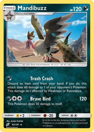 Mandibuzz (93/181) [SM  Team Up] Reverse Holofoil - Rare