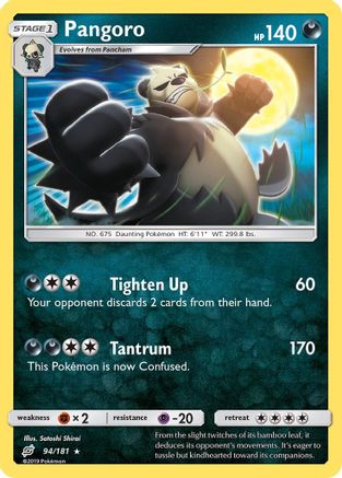 Pangoro (094/181) [SM  Team Up] Reverse Holofoil - Rare