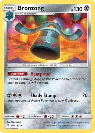Bronzong (101/181) [SM  Team Up] - Rare