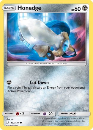 Honedge (107/181) [SM  Team Up] - Common