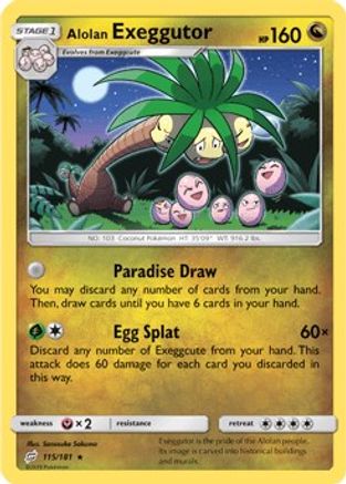 Alolan Exeggutor (115/181) [SM  Team Up] - Rare