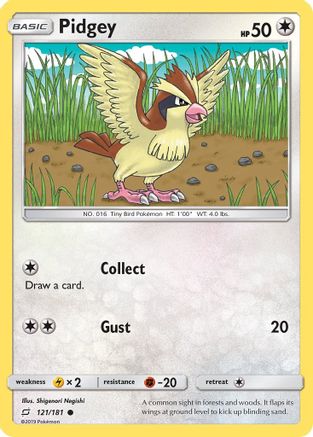 Pidgey (121/181) [SM  Team Up] - Common