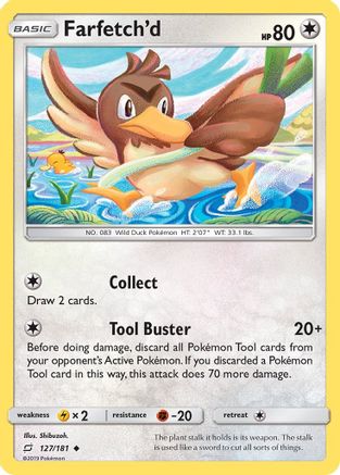 Farfetch'd (127/181) [SM  Team Up] Reverse Holofoil - Uncommon