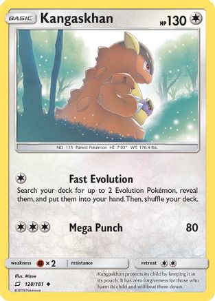 Kangaskhan (128/181) [SM  Team Up] Reverse Holofoil - Uncommon