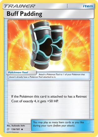Buff Padding (136/181) [SM  Team Up] Reverse Holofoil - Uncommon