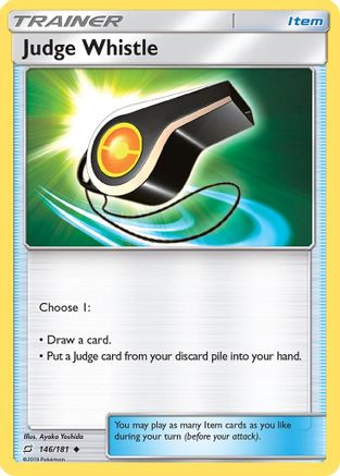 Judge Whistle (146/181) [SM  Team Up] - Uncommon