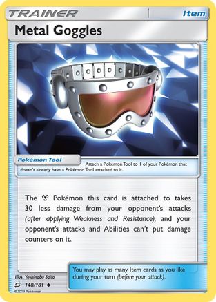 Metal Goggles (148/181) [SM  Team Up] Reverse Holofoil - Uncommon