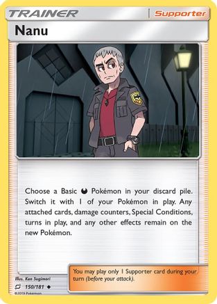 Nanu (150/181) [SM  Team Up] Reverse Holofoil - Uncommon