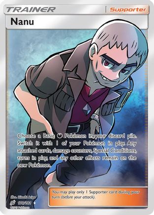 Nanu (Full Art) (179/181) [SM  Team Up] Holofoil - Ultra Rare