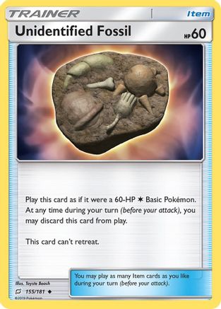 Unidentified Fossil (155/181) [SM  Team Up] - Uncommon