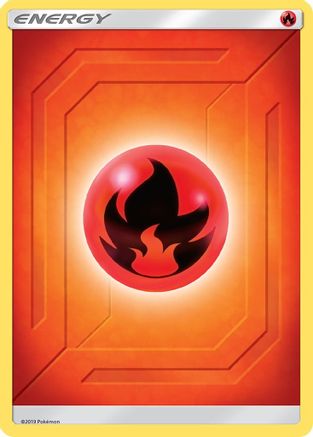 Fire Energy (2019 Unnumbered) [SM  Team Up] Reverse Holofoil - Common