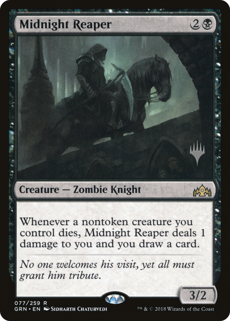 Midnight Reaper (PPELD-077) [Promo Pack: Guilds of Ravnica Promos] Foil