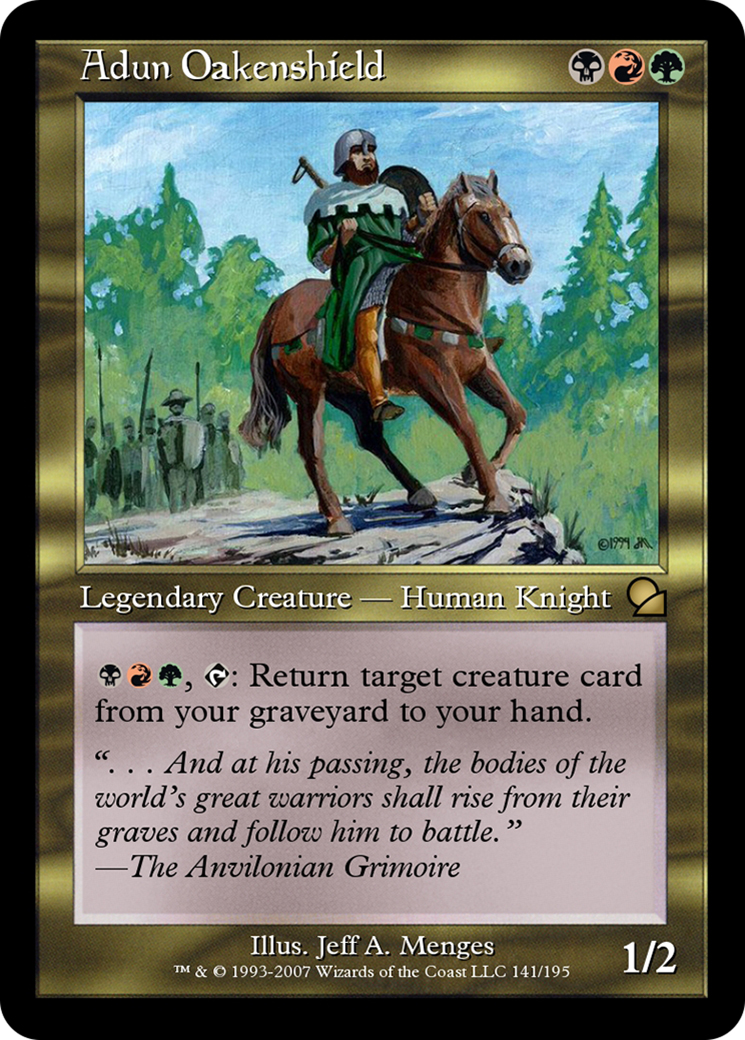 Adun Oakenshield (ME1-141) [Masters Edition] Foil