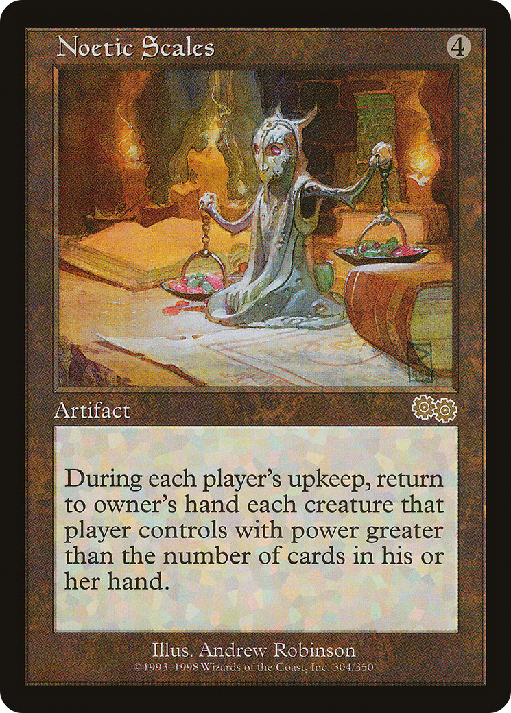 Noetic Scales (USG-304) [Urza's Saga]