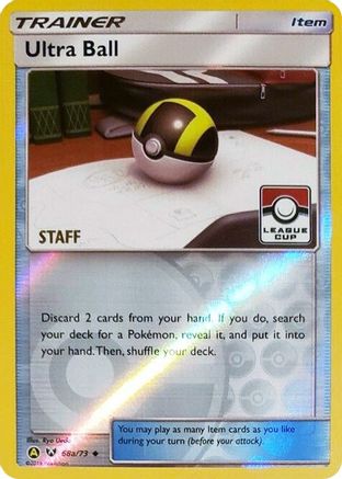 Ultra Ball (League Cup) [Staff] (68a/73) [League & Championship Cards] Reverse Holofoil - Promo