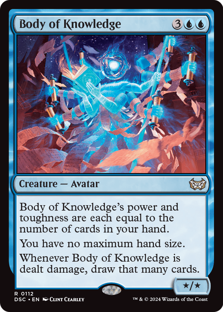 Body of Knowledge (DSC-112) [Duskmourn: House of Horror Commander]