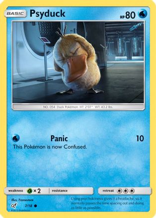 Psyduck (Holo Common) (007/18) [Detective Pikachu] Holofoil - Common
