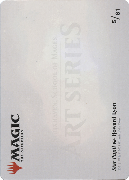 Star Pupil // Star Pupil (ASTX-005) (Borderless) [Strixhaven Art Series]
