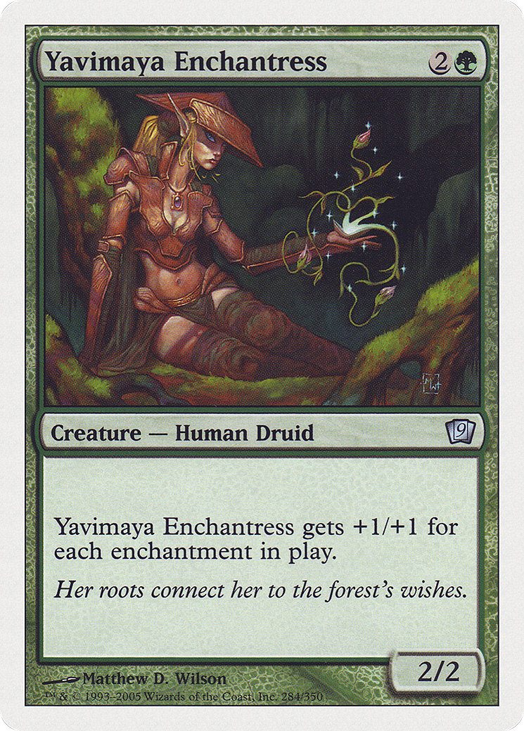 Yavimaya Enchantress (9ED-284) [9th Edition]