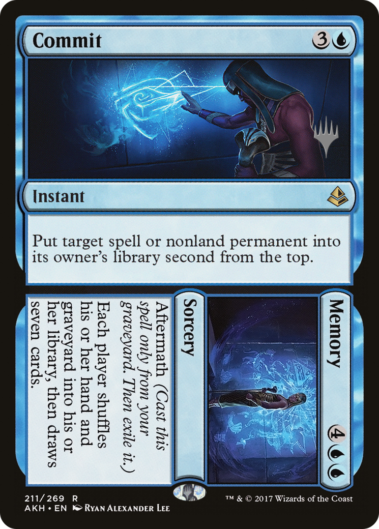 Commit // Memory (PPIKO-211) [Promo Pack: Amonkhet Promos] Foil