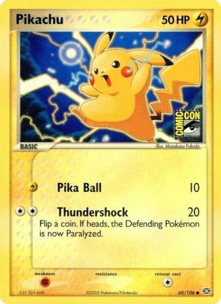 Pikachu (SDCC 2005) (060/106) [Miscellaneous Cards & Products] - Promo
