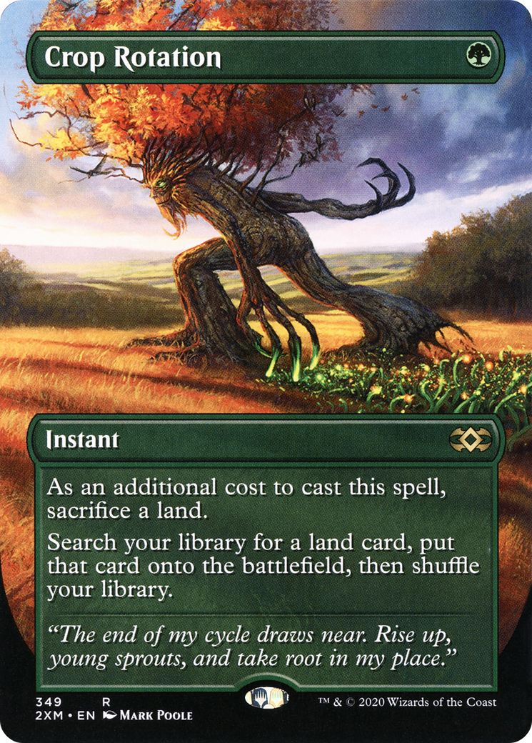 Crop Rotation (Borderless) (2XM-349) [Double Masters] Foil