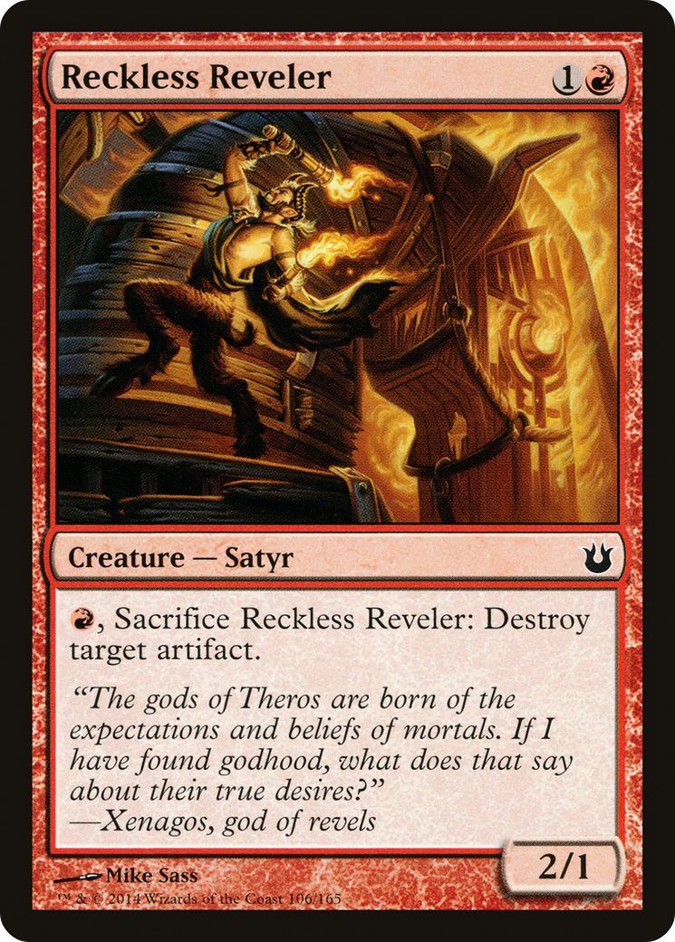 Reckless Reveler (BNG-106) [Born of the Gods] Foil