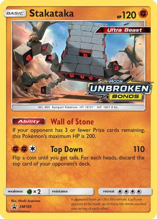 Stakataka - SM180 (Prerelease) (SM180/248) [SM Promos] Holofoil - Promo