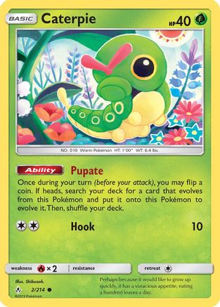 Caterpie (002/214) [SM  Unbroken Bonds] - Common