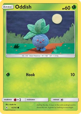 Oddish (006/214) [SM  Unbroken Bonds] Reverse Holofoil - Common