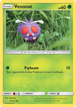 Venonat (010/214) [SM  Unbroken Bonds] - Common