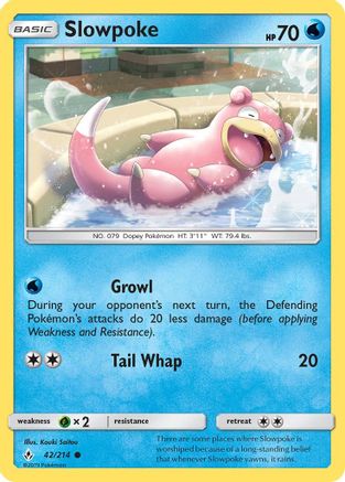 Slowpoke (042/214) [SM  Unbroken Bonds] - Common