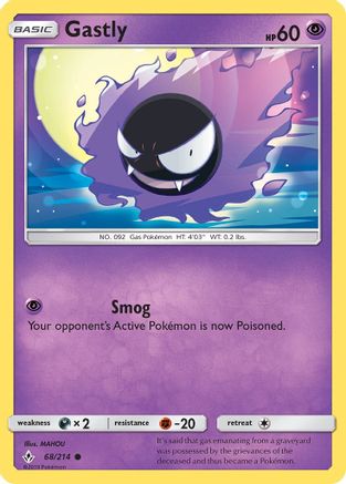Gastly (068/214) [SM  Unbroken Bonds] - Common