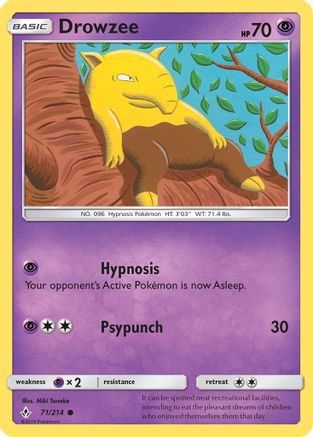 Drowzee (071/214) [SM  Unbroken Bonds] - Common