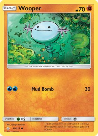 Wooper (096/214) [SM  Unbroken Bonds] - Common